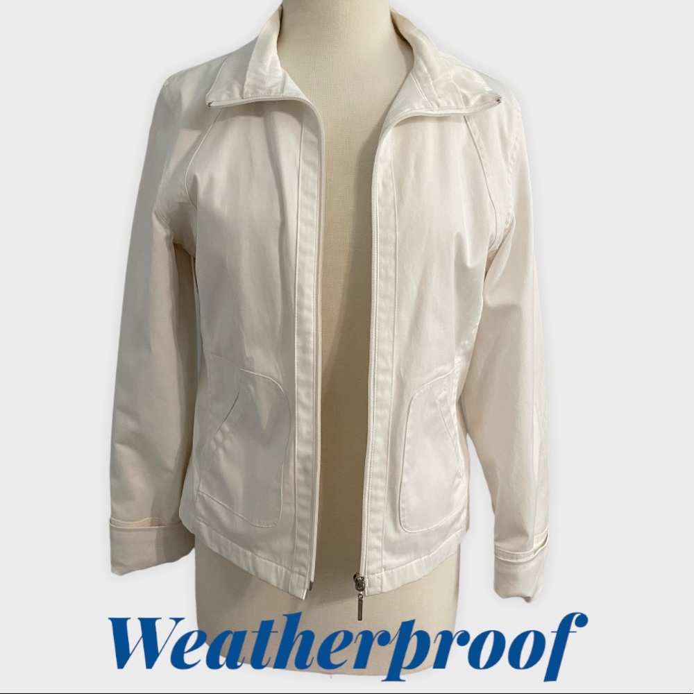 WEATHERPROOF GARMENT CO White Jacket Size Small